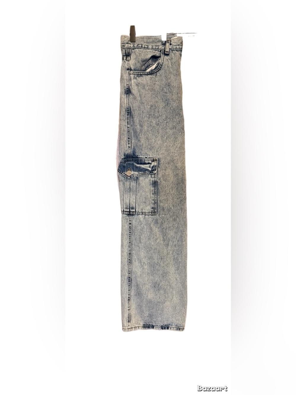 Women’s Light Wash Wide Leg Carpenter Jeans
